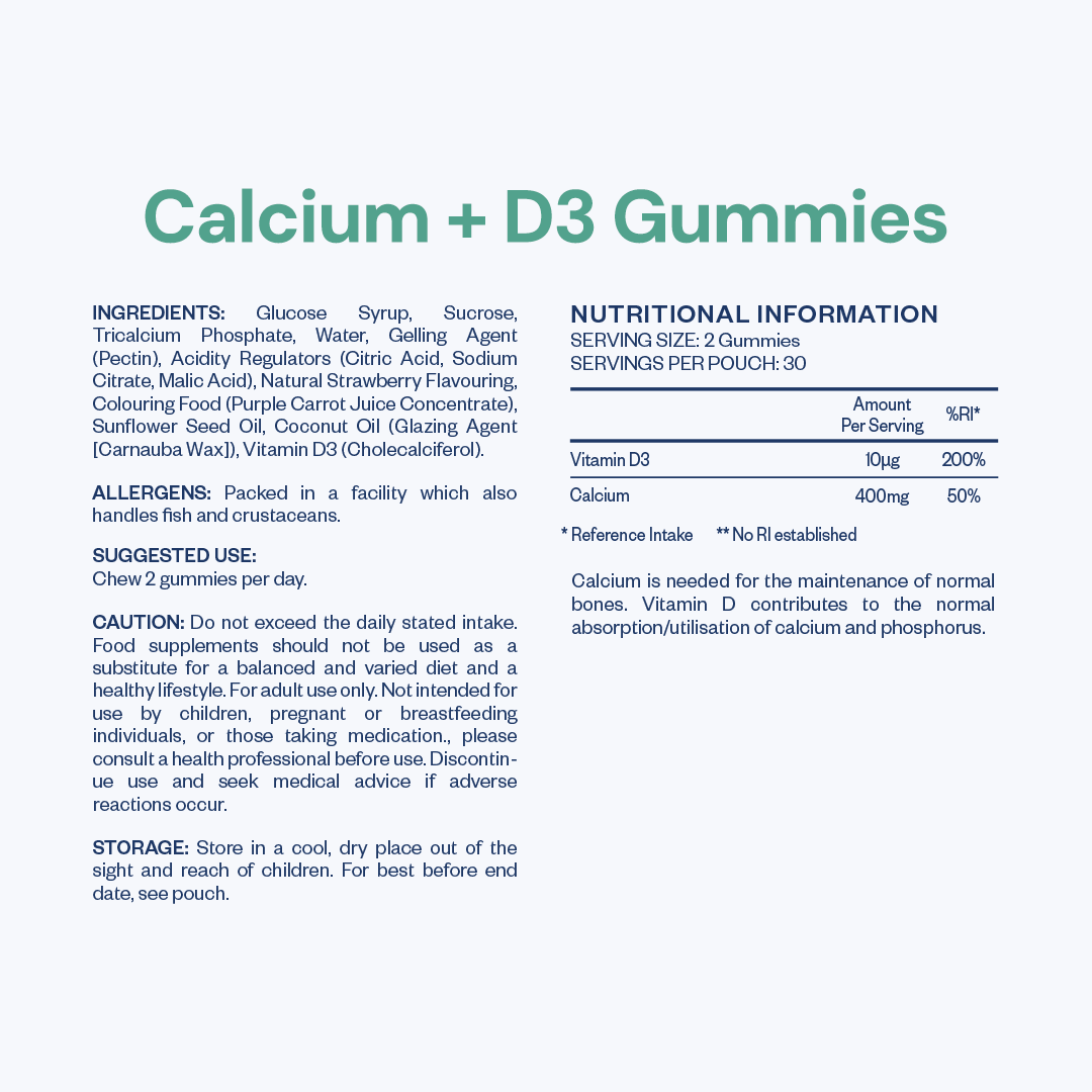 Calcium + D3 Gummies
