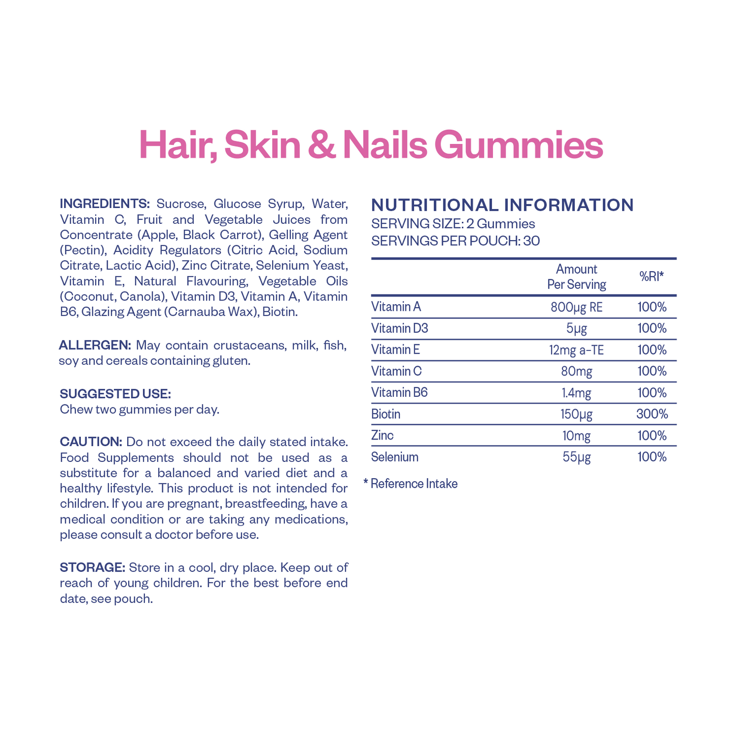 Hair, Skin & Nails Gummies
