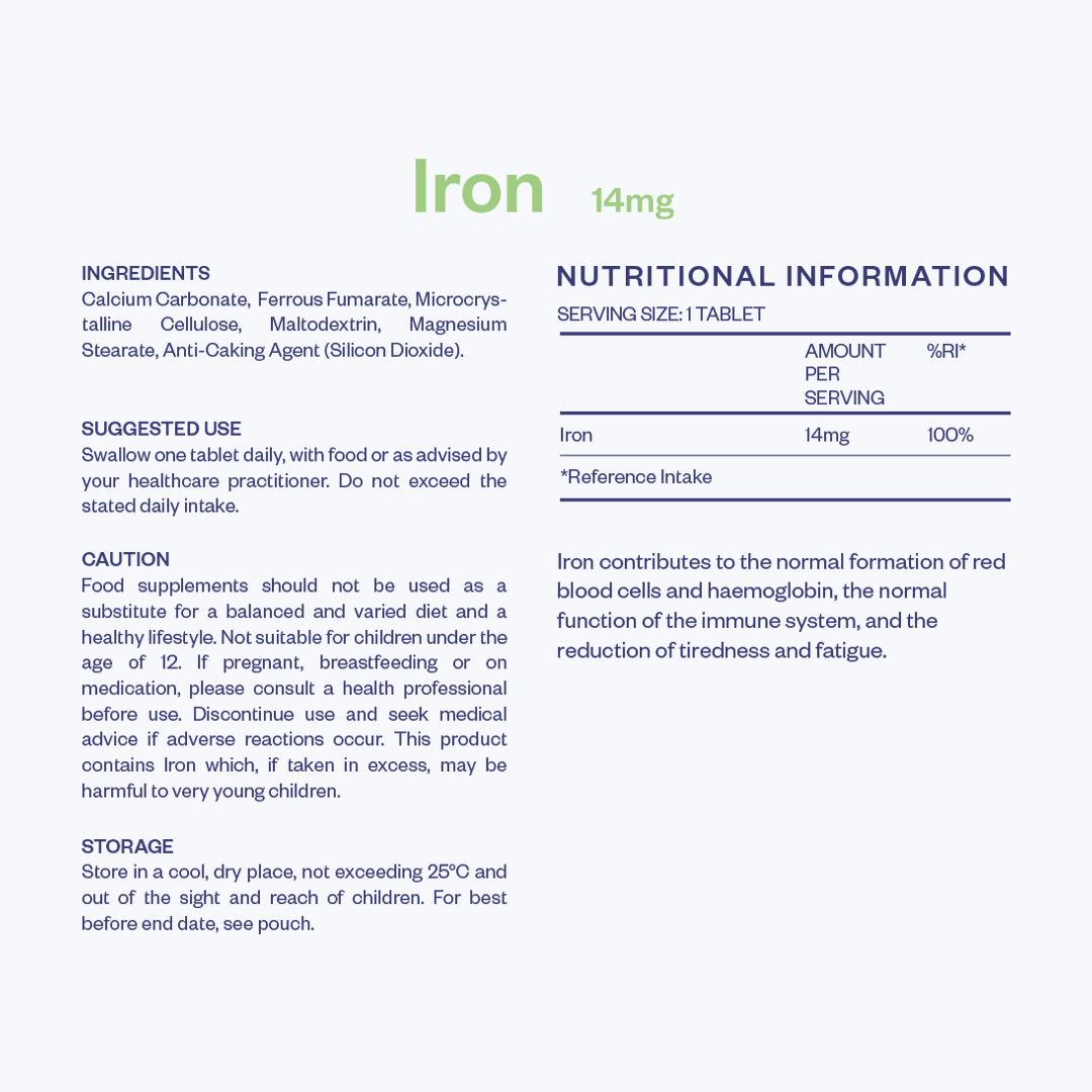 Iron Tablets - 14mg
