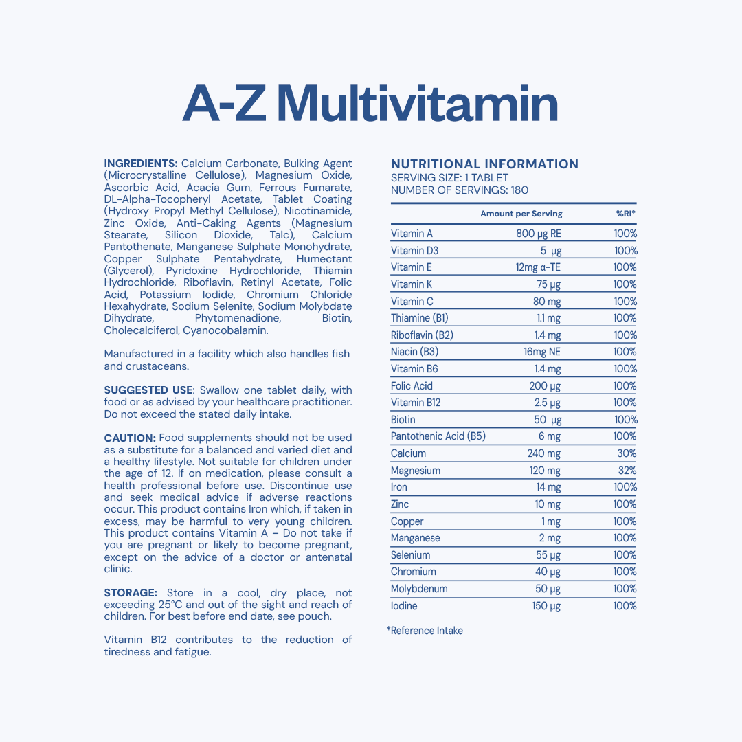 A-Z Multivitamin Tablets